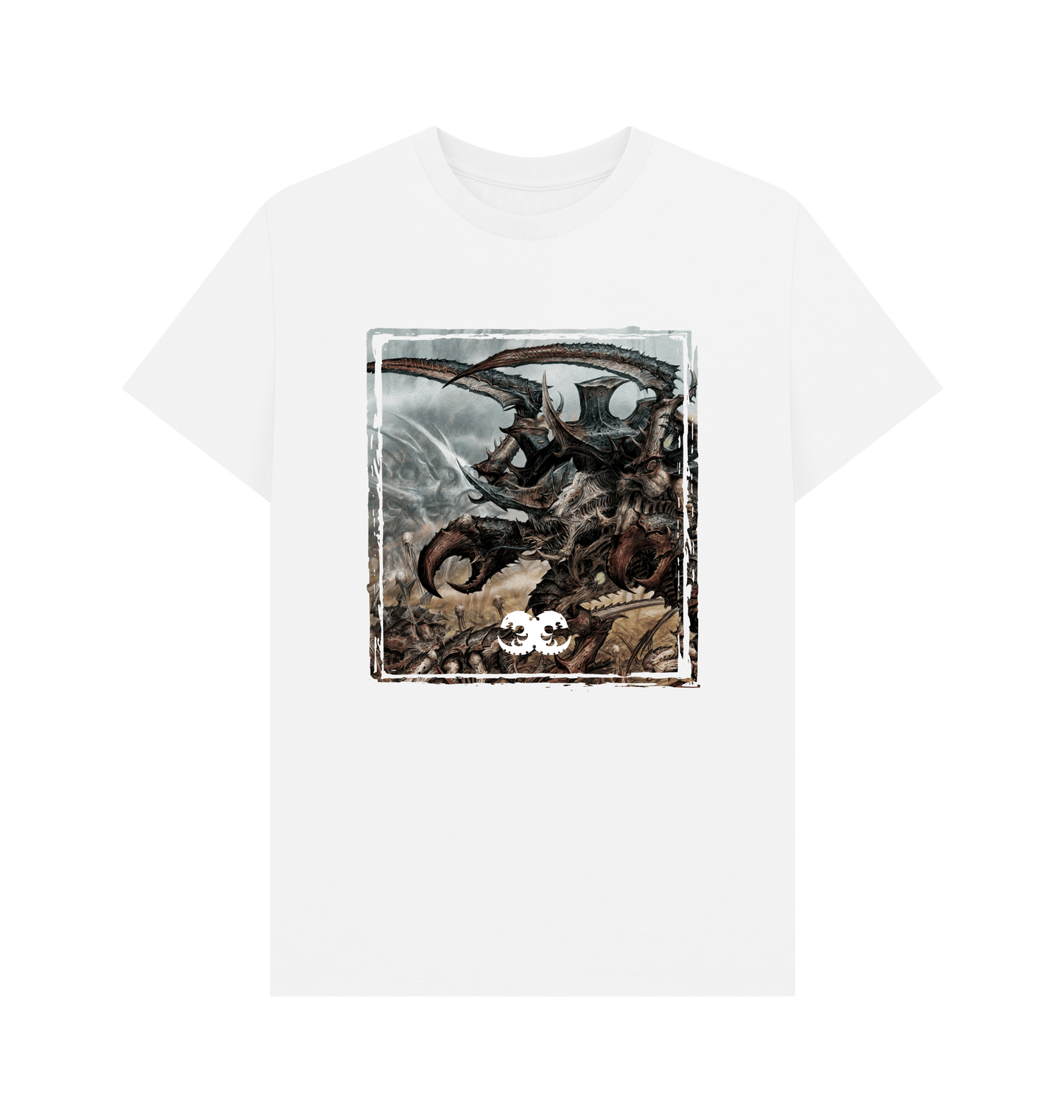 White Premium Tyranids Art T Shirt