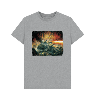 Athletic Grey GRIMDARK - Hellhound T Shirt