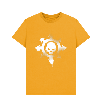 Mustard Slaves to Darkness Graffiti Insignia T Shirt