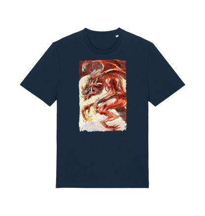 French Navy Printed T-shirt