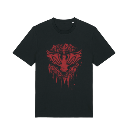 Black Printed T-shirt Front