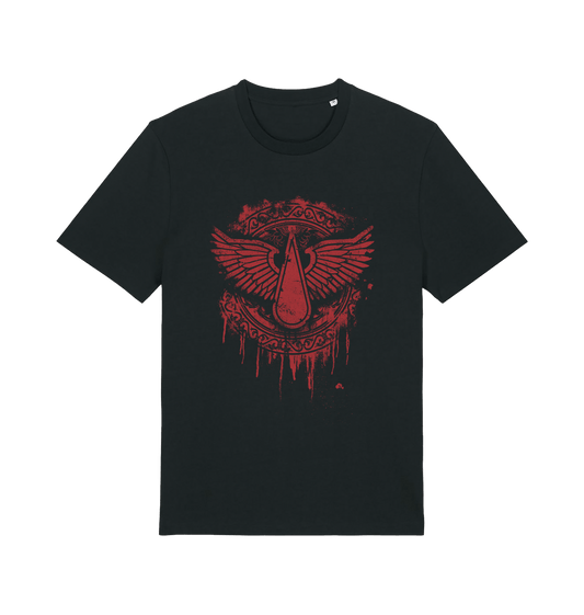 Black Printed T-shirt Front