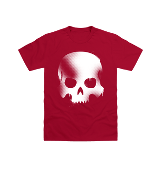 Cardinal Red Death Graffiti Insignia T Shirt