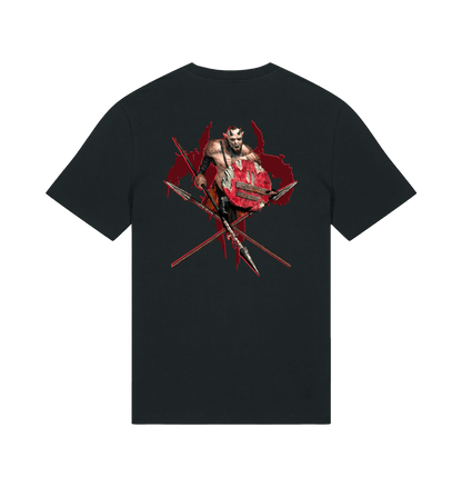 Black Printed T-shirt Back