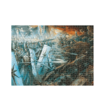 White 1000 Piece Jigsaw Puzzle