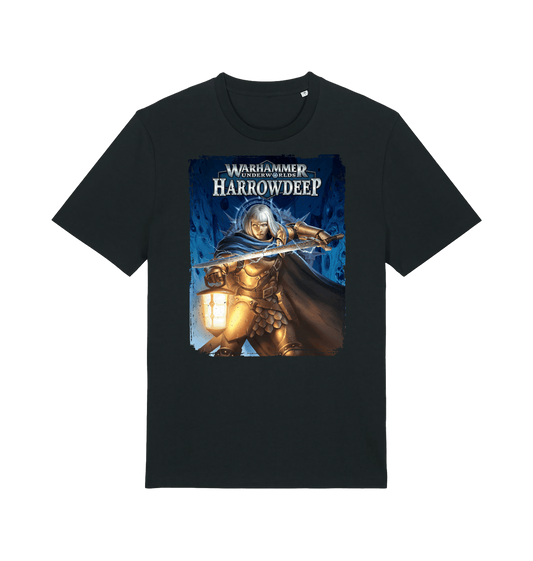 Black Printed T-shirt Front