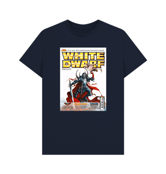 Navy Blue White Dwarf Issue 385 T Shirt