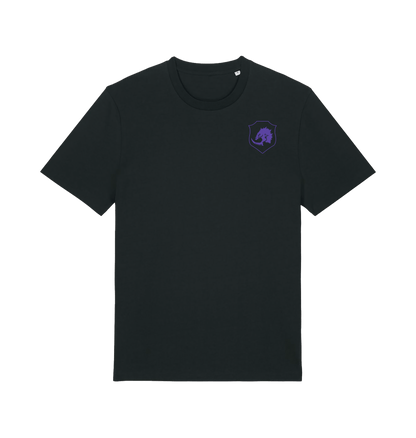 Black Printed T-shirt Front