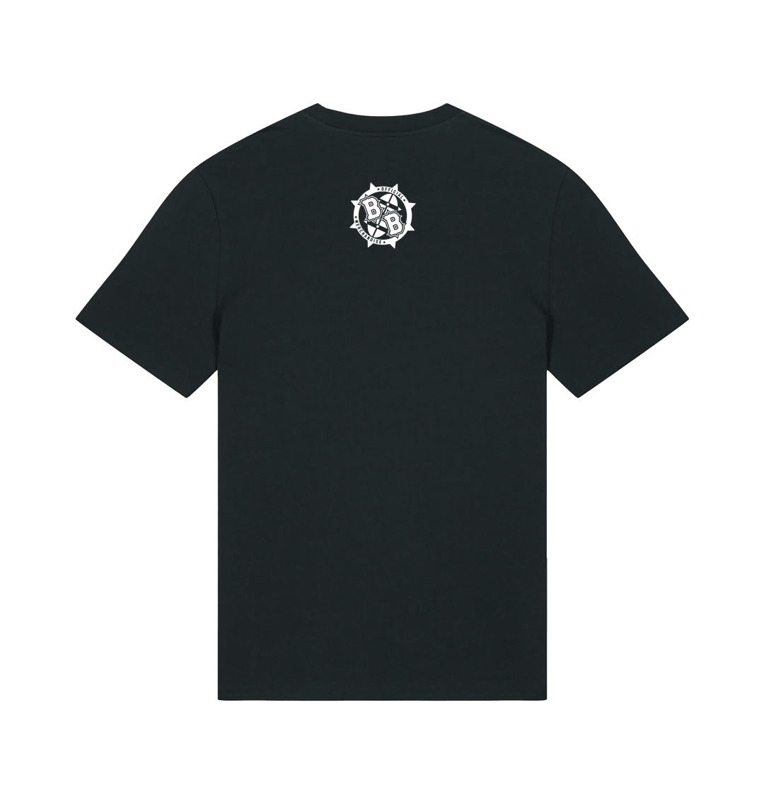 Black Printed T-shirt Back