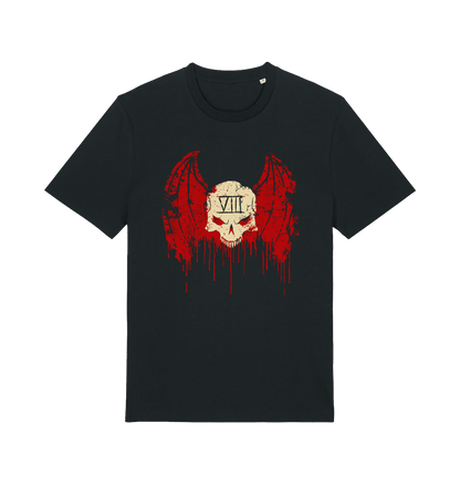 Black Printed T-shirt Front