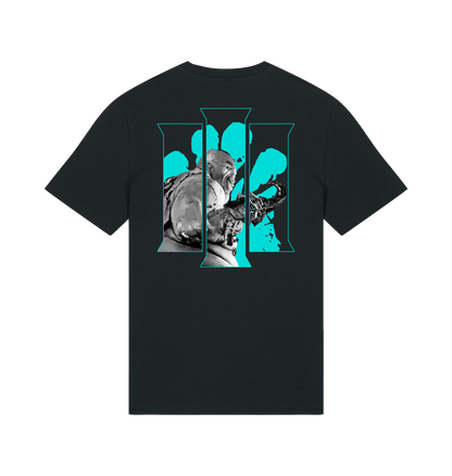 Black Printed T-shirt Back