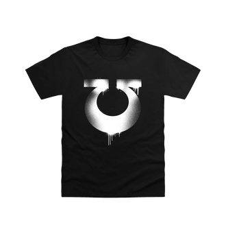 Black Ultramarines Graffiti Insignia T Shirt
