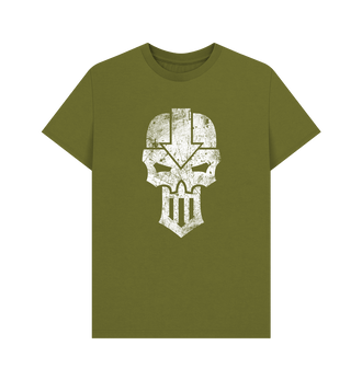 Moss Green Iron Warriors Battleworn Insignia T Shirt