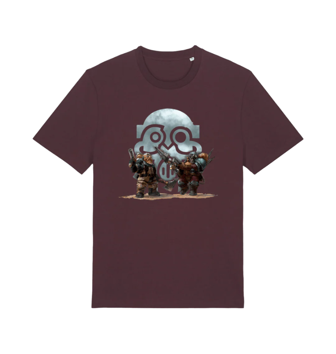 Red Brown Printed T-shirt