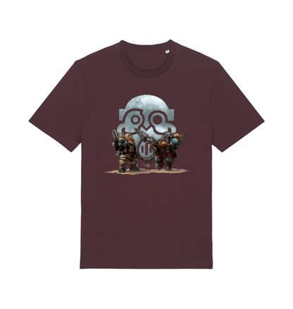 Red Brown Printed T-shirt
