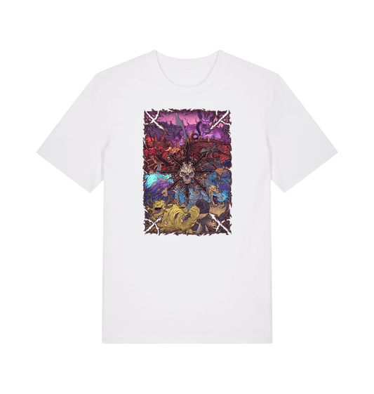 White Printed T-shirt Front