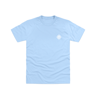 Light Blue Slaves to Darkness Insignia T Shirt