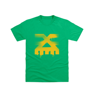 Irish Green Khorne Graffiti Insignia T Shirt