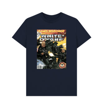 Navy Blue White Dwarf Issue 117 T Shirt