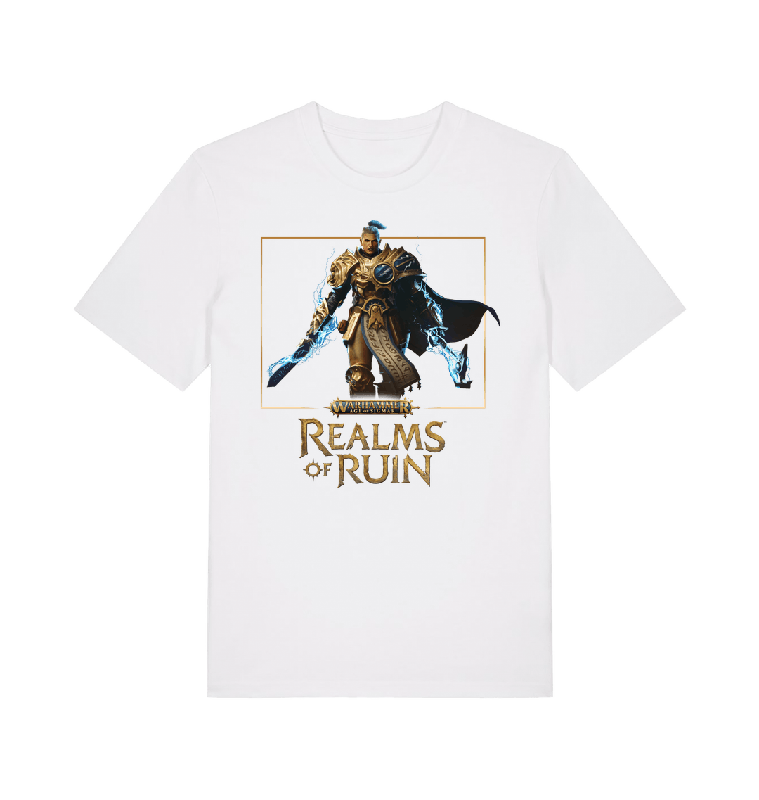 White Printed T-shirt Front