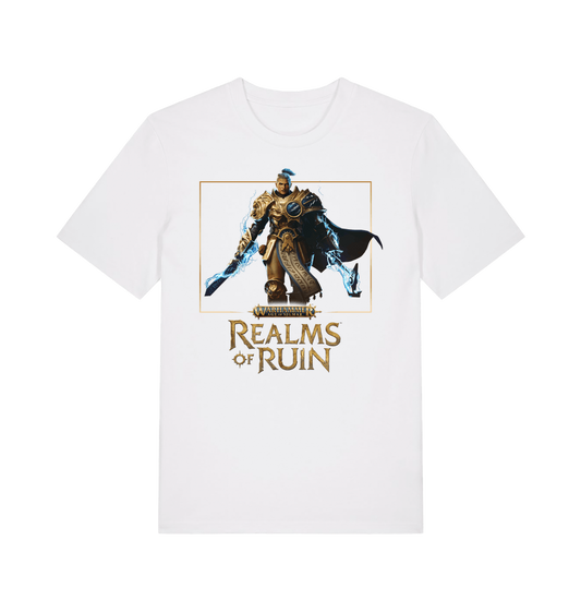 White Printed T-shirt Front