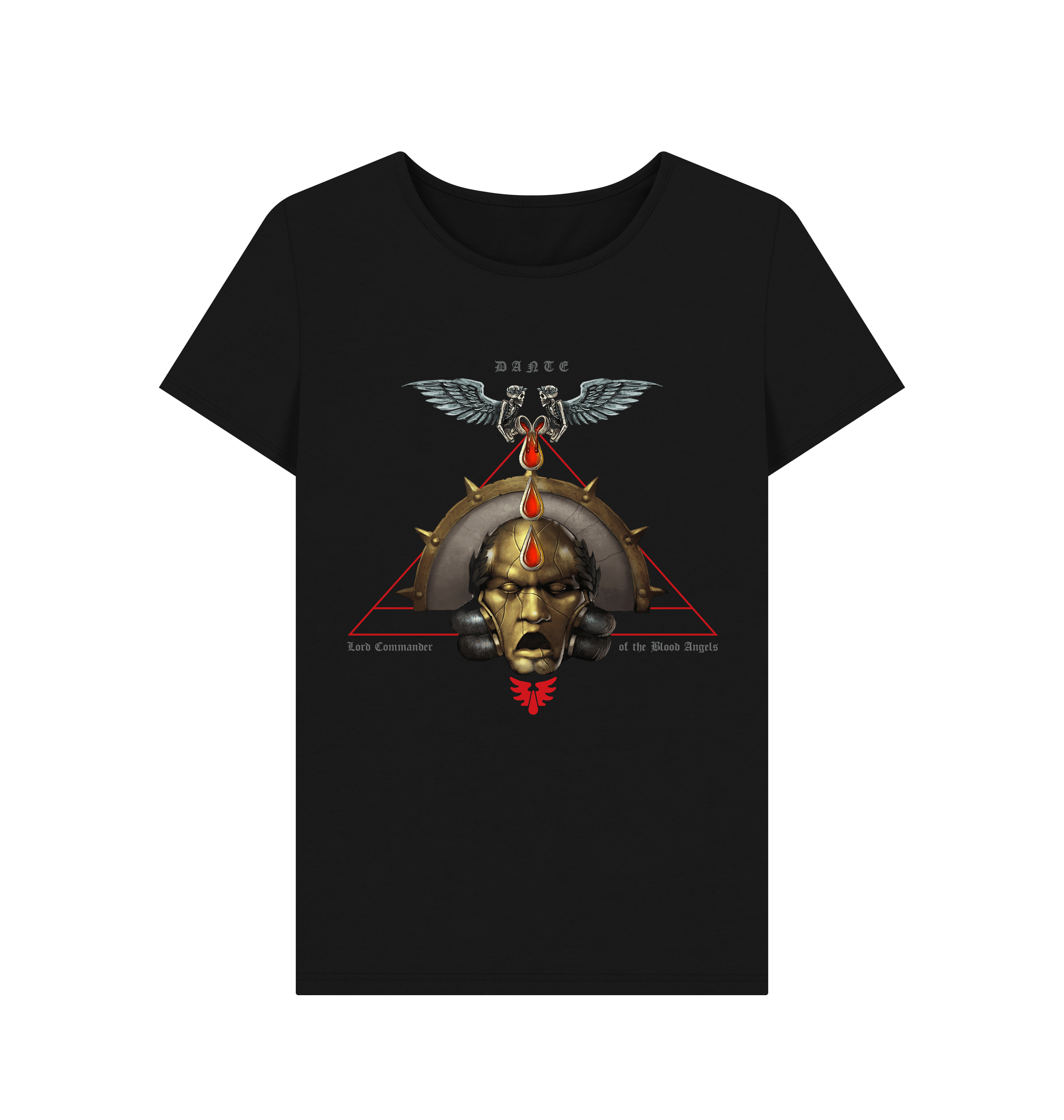 Black Blood Angels Commander Dante Fitted T Shirt