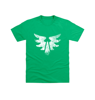 Irish Green Blood Angels Battleworn Insignia T Shirt