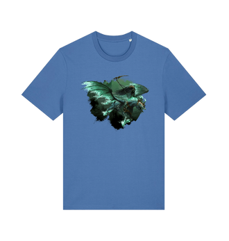 Bright Blue Printed T-shirt