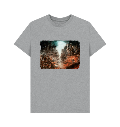 Athletic Grey GRIMDARK - Adeptus Mechanicus T Shirt