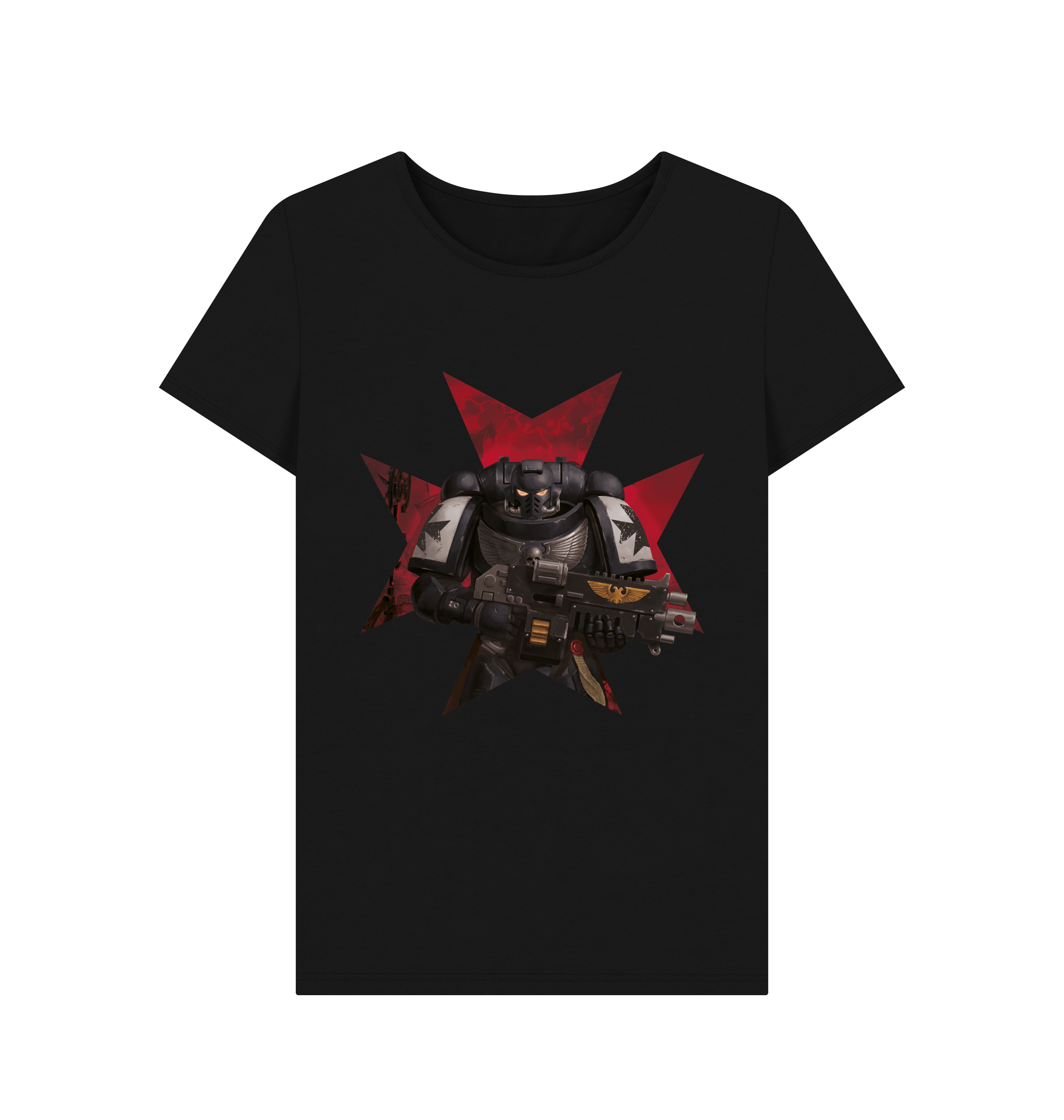 Black Primaris Black Templar Fitted T Shirt