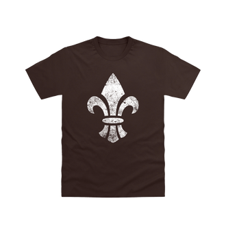 Dark Chocolate Adepta Sororitas Battleworn Insignia T Shirt