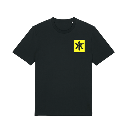 Black Printed T-shirt Front
