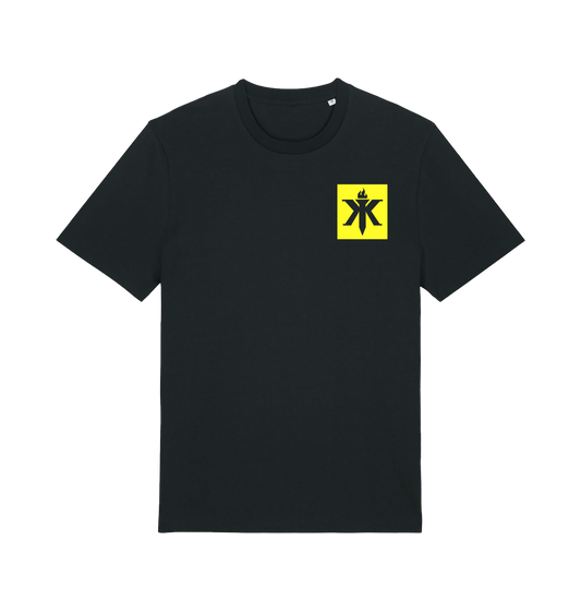 Black Printed T-shirt Front