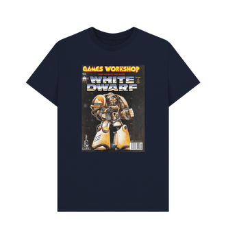 Navy Blue White Dwarf Issue 122 T Shirt