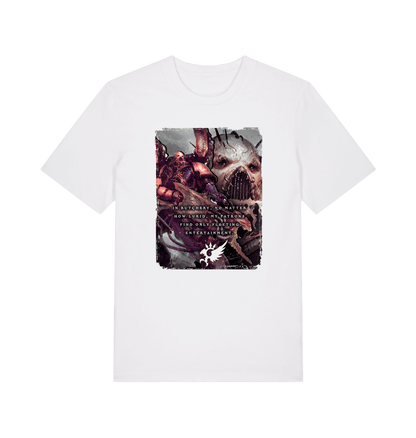 White Printed T-shirt Front