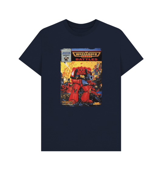 Navy Blue Warhammer 40,000 2nd Edition: Battles T Shirt