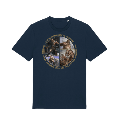 French Navy Printed T-shirt