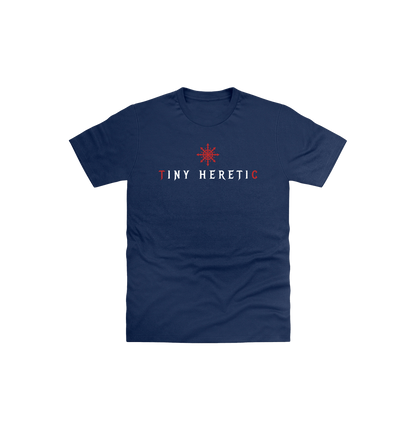 Navy Printed Kids T-Shirt