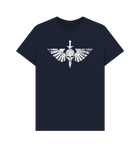 Navy Blue Space Marines Battleworn Insignia T Shirt