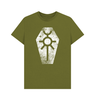 Moss Green Necrons Battleworn Insignia T Shirt