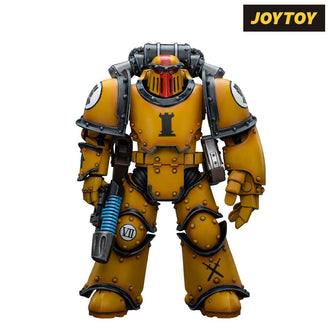 As shown JoyToy Warhammer The Horus Heresy Action Figure - Imperial Fists, Legion MkIII Tactical Squad Sergeant with Power Fist (1\/18 Scale)