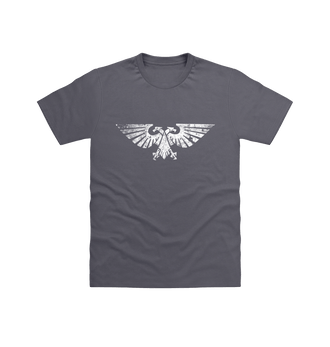 Charcoal Aquila Battleworn Insignia T Shirt