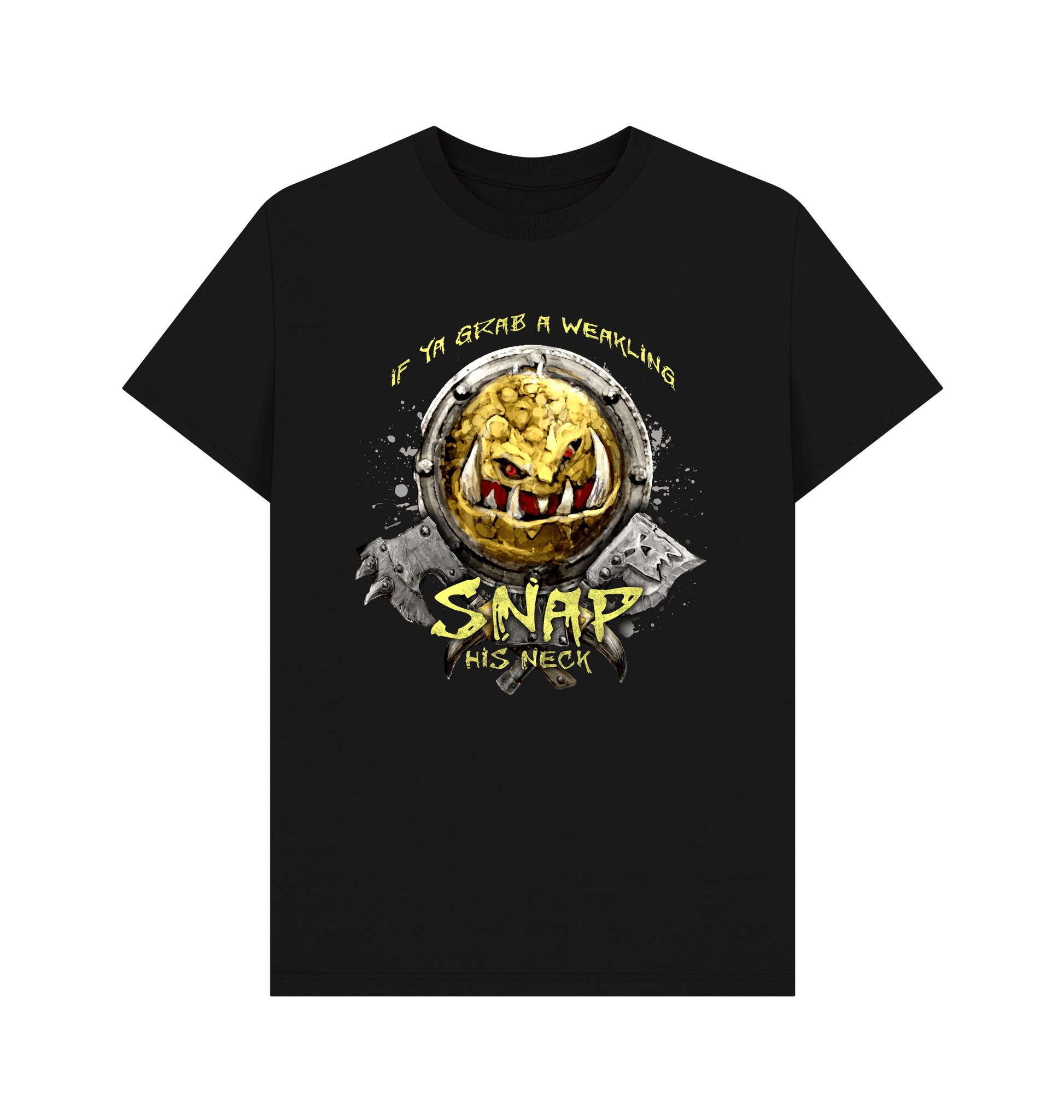 Black Kruleboyz Yellow Scareshield T Shirt