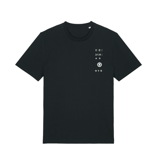 Black Printed T-shirt Front