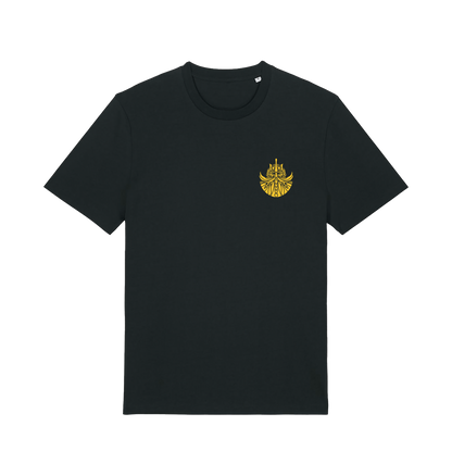 Black Premium Warhammer The Old World Dwarfen Mountain Holds Pocket Crest T Shirt