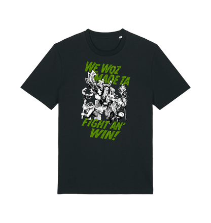 Black Printed T-shirt Front