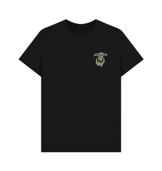 Black Orruk Warclans Ironjawz Brute Double Print T Shirt