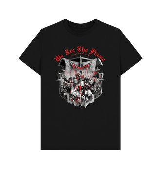 Black Black Templars: We Are The Flame Monochrome T Shirt