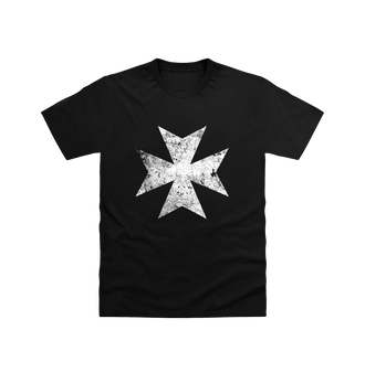 Black Black Templars Battleworn Insignia T Shirt