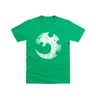 Irish Green Genestealer Cults Battleworn Insignia T Shirt